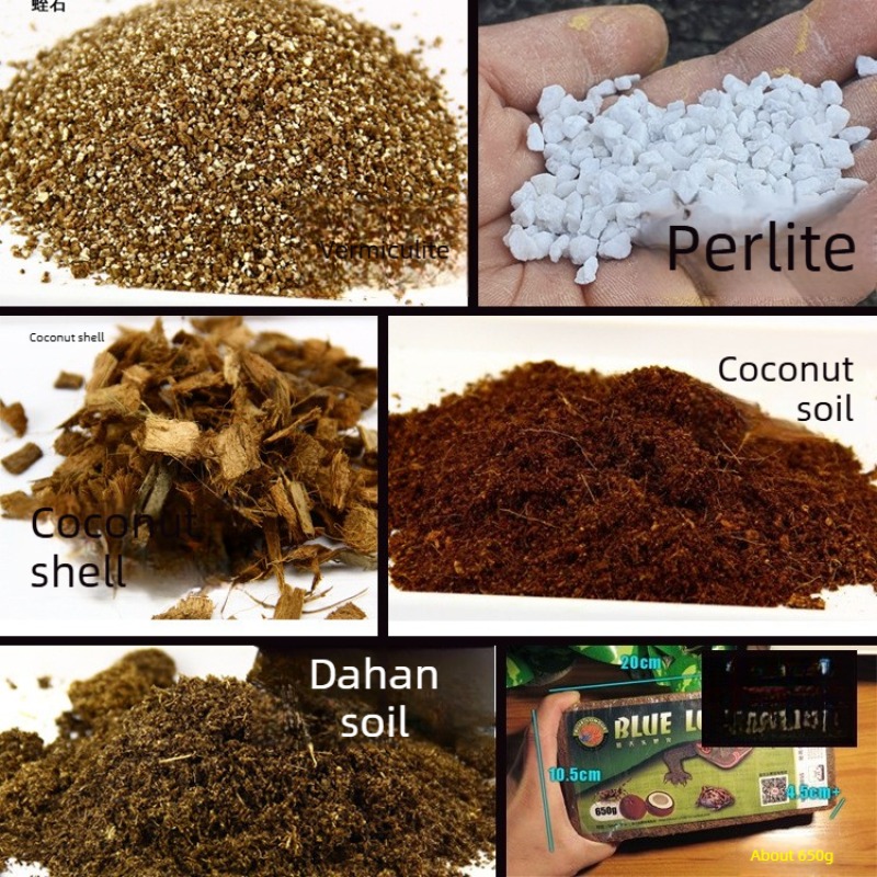 Substrate Coconut Fiber - ココナッツ土ブロック、爬虫類用土、カメ、ヤモリ、ヘビ用、観賞用ケース用、湿度調整、ココナッツ繊維、ピートモス、テラリウム用土