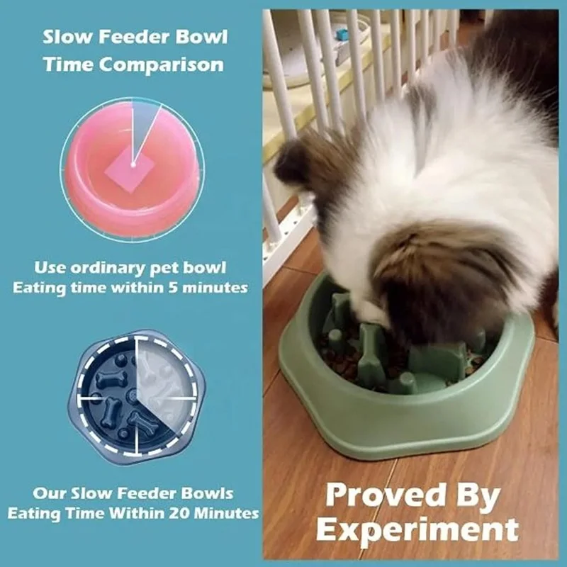 犬用スローフィーダーボウル、滑り止め付き、猫・犬用、食事時間 - Royal Canin Food Medium のレビューと価格
