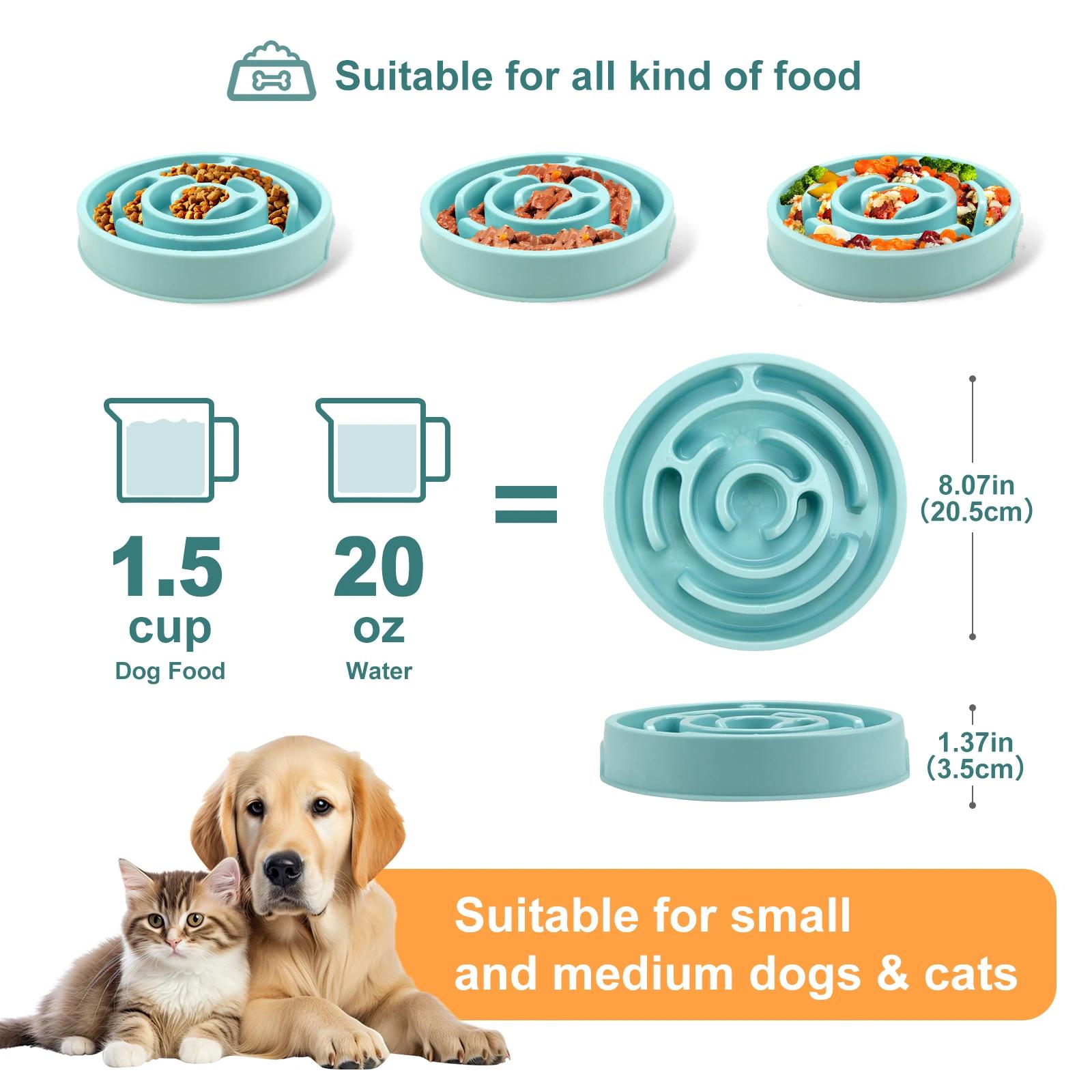 ペット用スローフィーダーボウル 滑り止め付き 遊び心のある食 - Royal Canin Food Medium のレビューと価格